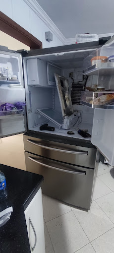 Reparacion y cambio de ventilador nevera Samsung